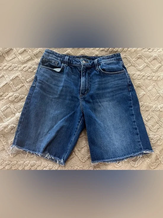 Joe's Jeans Dark Indigo Denim Cutoff Shorts - Picture 1 of 3